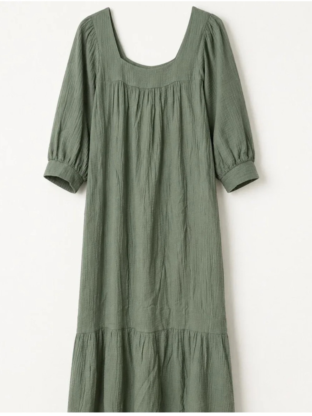 Christy Dawn “The Bianca Dress” in Mullein Leaf Green / XS Maxi Dress Retail$218